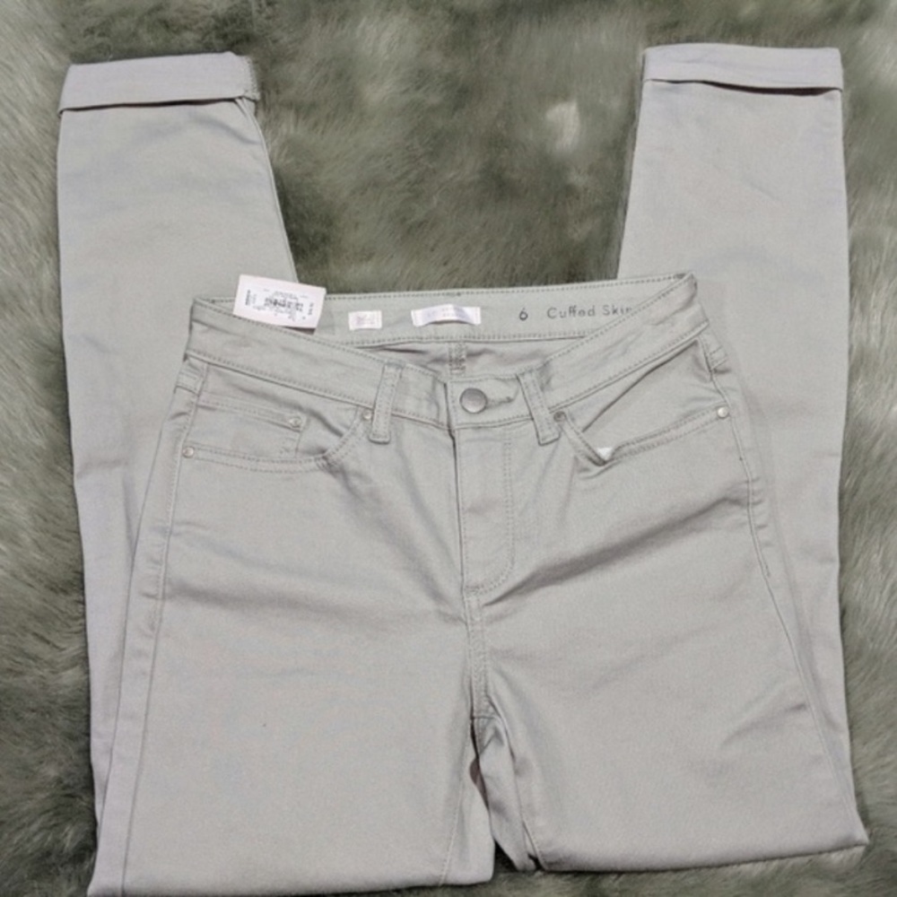 LC Lauren Conrad | Cuffed skinny ankle jeans